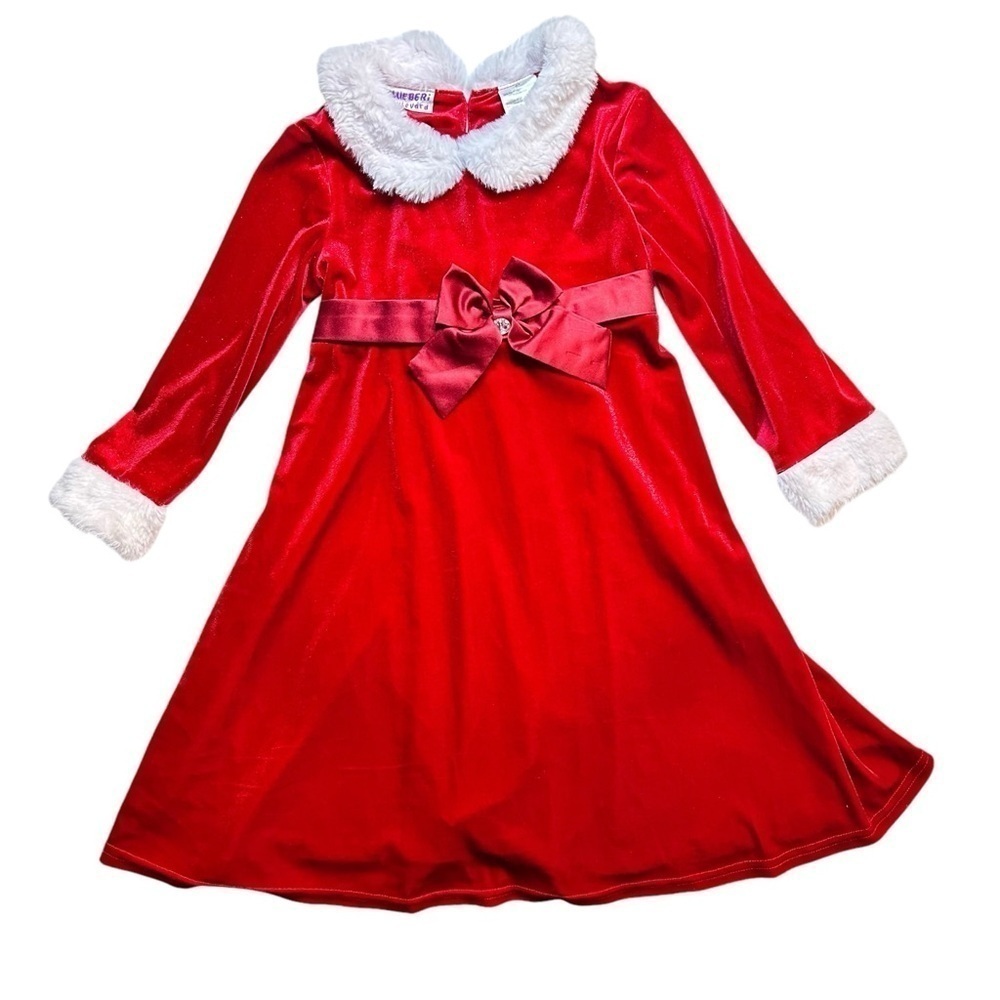 BlueBeri Boulevard Red‎ Christmas Dress Girls Size 4/5